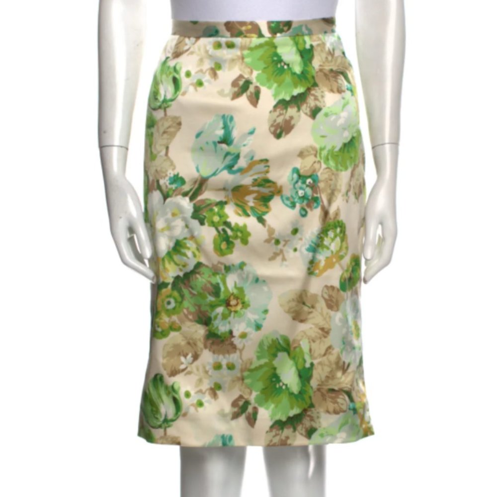 Silk Floral Dolce & Gabbana Skirt Size 38(Euro)